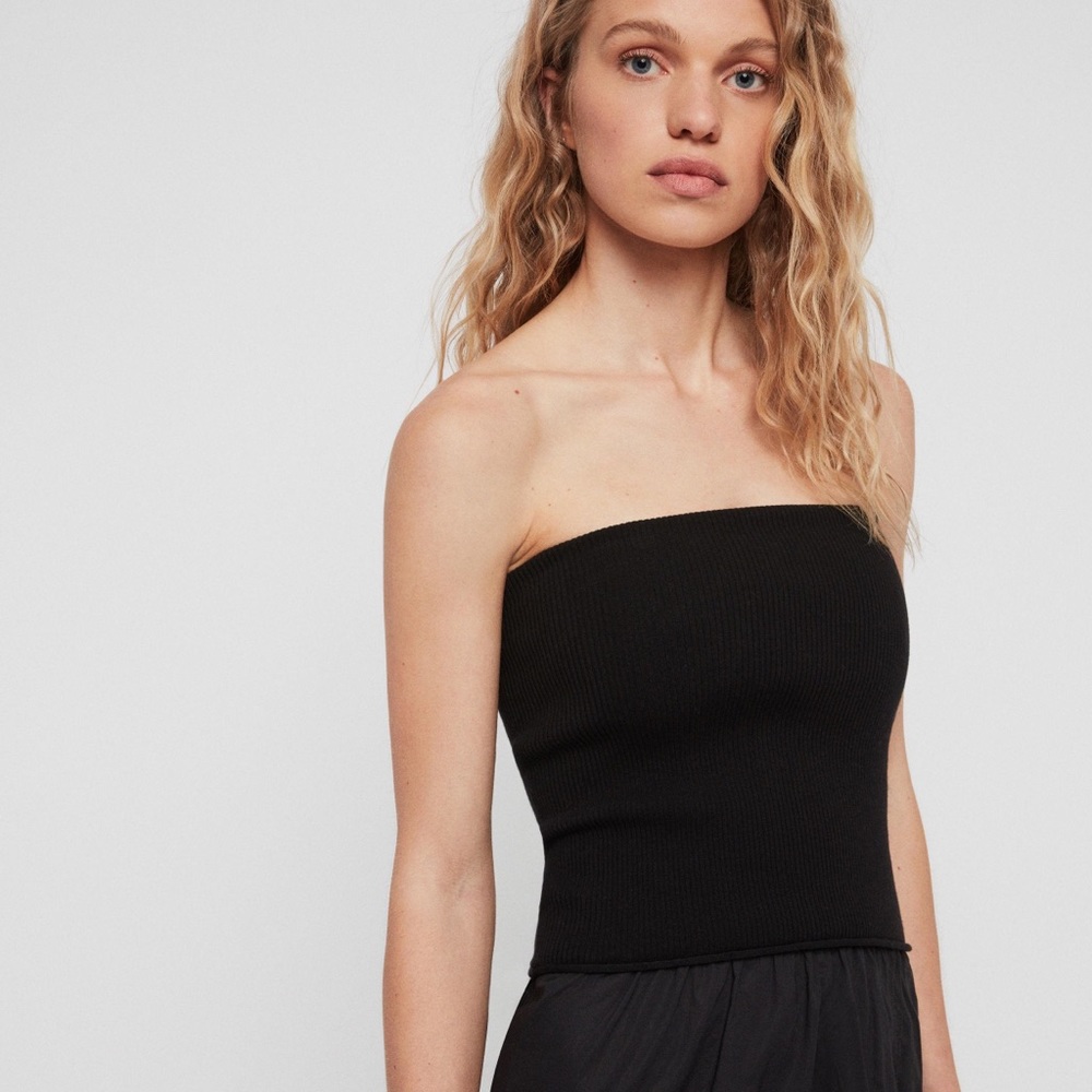 All Saints Sono Dress, black size 2 NWT - Picture 3 of 7